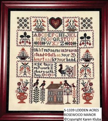 Lodden Acres by Rosewood Manor Design 2024. Counted cross stich pattern