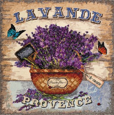 Melody of provence by Abris Art. Flowers Collection. Counted Cross Stitch Kit