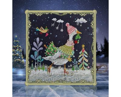 Magic skates by RTO. Christmas Сounted Cross Stitch Kit