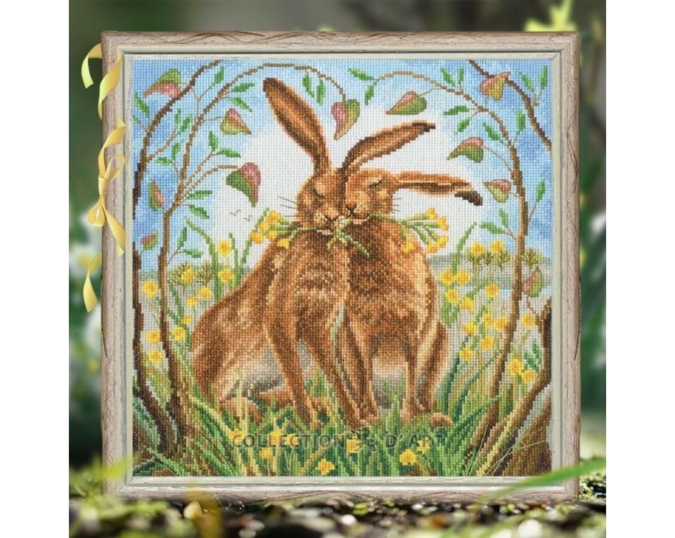 When spring comes by RTO. Spring Design. Сounted Cross Stitch Kit