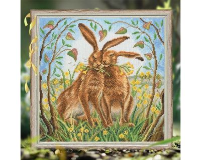 When spring comes by RTO. Spring Design. Сounted Cross Stitch Kit