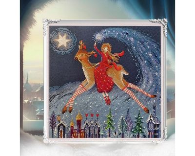 Starry blizzard by RTO. Christmas Сounted Cross Stitch Kit