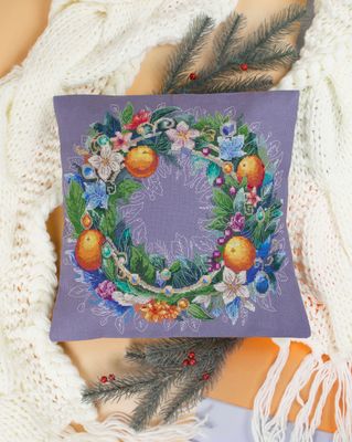 An exquisite holiday by Abris Art. Deco Scenes Collection. Counted Cross Stitch Kit