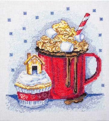 Christmas dream by Abris Art. Winter tale Collection. Counted Cross Stitch Kit