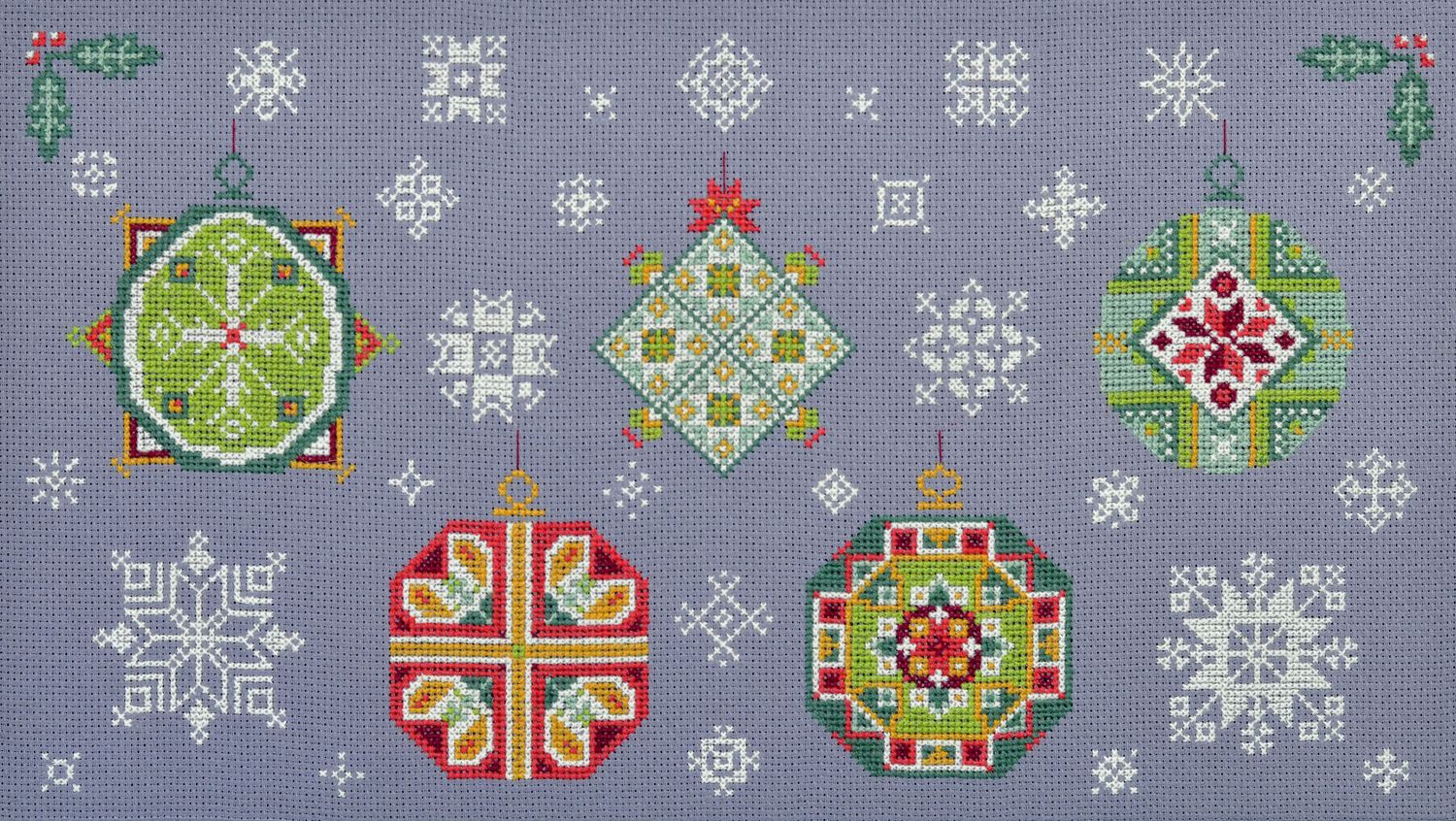 Holiday mood by Abris Art. Deco Scenes Collection. Counted Cross Stitch Kit