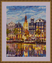 Amsterdam by Merejka Counted cross stitch kit. Beautiful city view