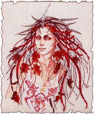 Nimuë Sepia by Nimuë Designer Annaïck Chauvel Counted cross stitch Kit