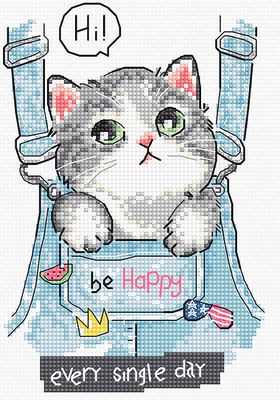 Be Happy! by LETISTITCH Counted cross stitch kit release 2023