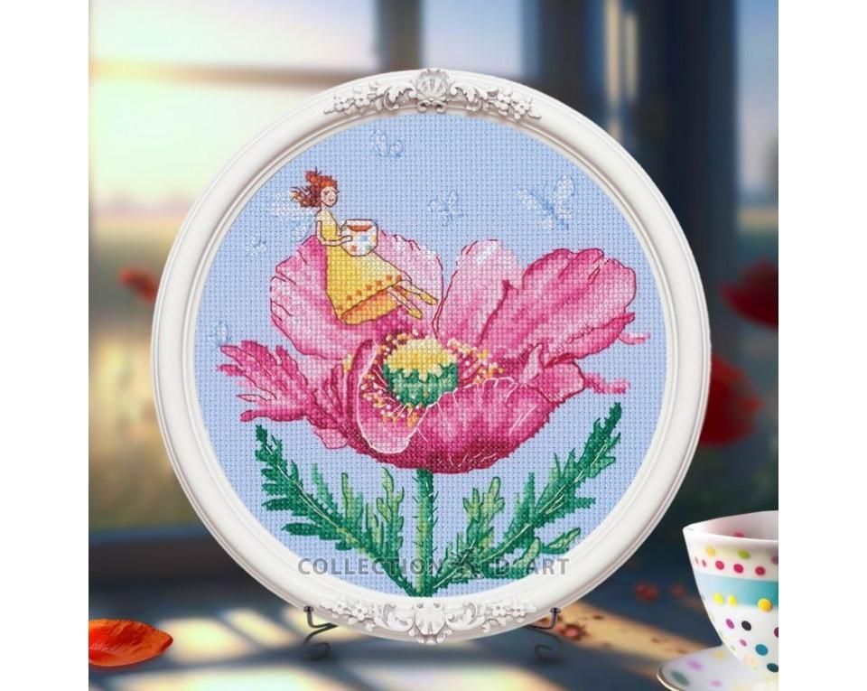 Tea for the fairy by RTO. Fairytale Сounted Cross Stitch Kit 2024