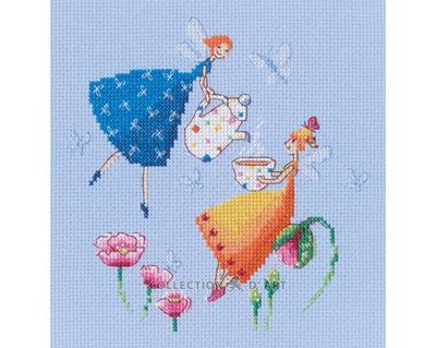 Tea time by RTO. Fairytale Сounted Cross Stitch Kit 2024