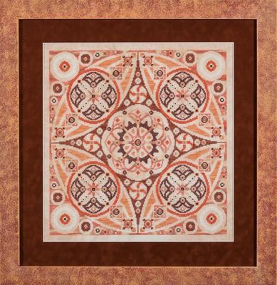 Pumpkin Swirl by Glendon Place 2012 A-Maze-ing Desserts Collection Cross stitch pattern, Sulky Thread Pack