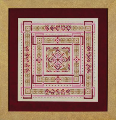 Strawberry Shortcake by Glendon Place 2012 A-Maze-ing Desserts Collection Cross stitch pattern, Sulky Thread Pack