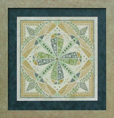 Grasshopper Pie by Glendon Place 2012 A-Maze-ing Desserts Collection Cross stitch pattern, Sulky Thread
