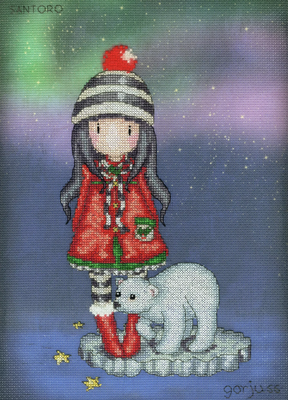 Aurora by Bothy Threads 2025 Gorjuss Collection by Santoro London Cross Stitch Kit