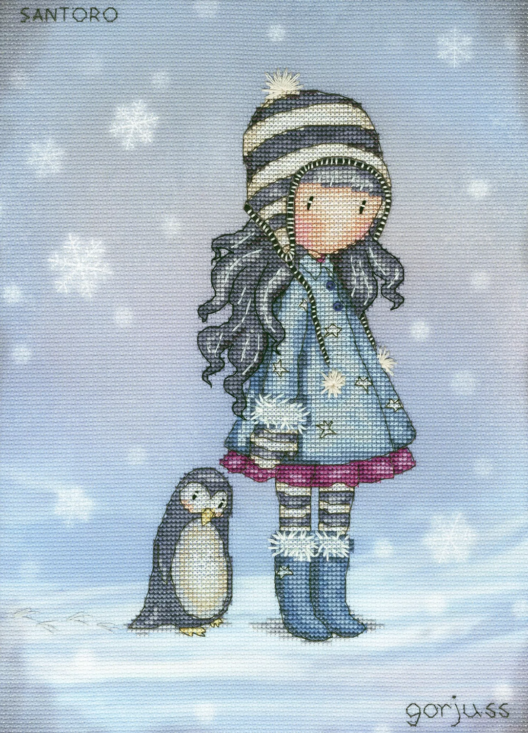 Blizzard by Bothy Threads 2025 Gorjuss Collection by Santoro London Cross Stitch Kit