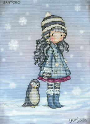 Blizzard by Bothy Threads 2025 Gorjuss Collection by Santoro London Cross Stitch Kit