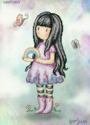 Somewhere by Bothy Threads 2025 Gorjuss Collection by Santoro London Cross Stitch Kit