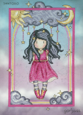 Little Storm Cloud by Bothy Threads 2025 Gorjuss Collection by Santoro London Cross Stitch Kit