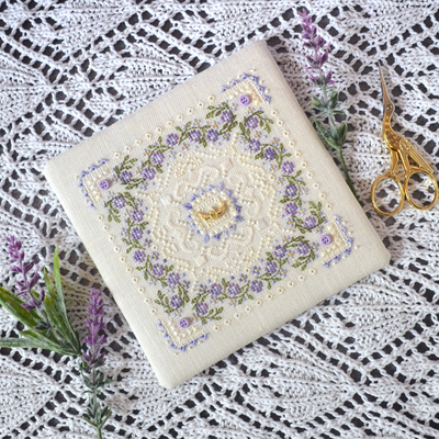 Blueberry marshmallow by Tela Artis Marshmallow series Cross and decorative stitches embroidery kit
