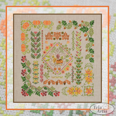 Autumn symphony by Tela Artis Cross stitch embroidery kit