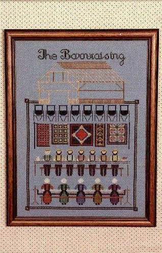The Barn Raising by Told in a Garden. Designer Marilyn Leavitt-Imblum Counted cross stitch pattern