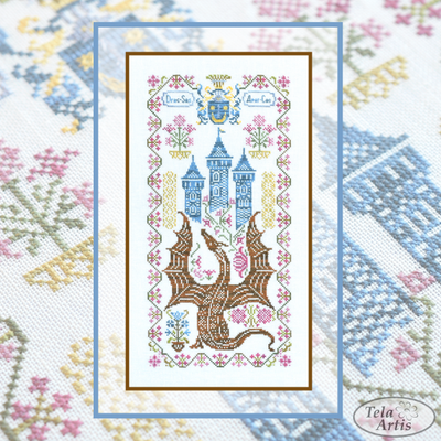 Drag-Sas Ukranian dragons by Tela Artis Cross stitch embroidery kit