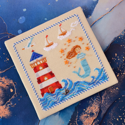 Mermaid spell by Tela Artis Cross stitch embroidery kit
