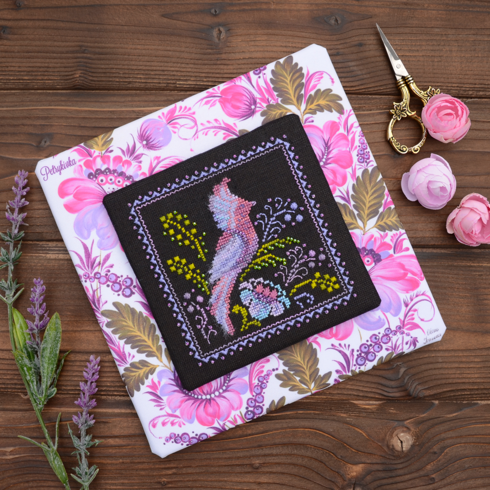 Petrykivka. Beauty by Tela Artis 2025 Sampler Series Cross and decorative stitches embroidery kit