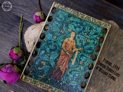 Pomona by William Morris Floss Organizer by Primitive and Wood (P&amp;W) Designer embroidery accessories
