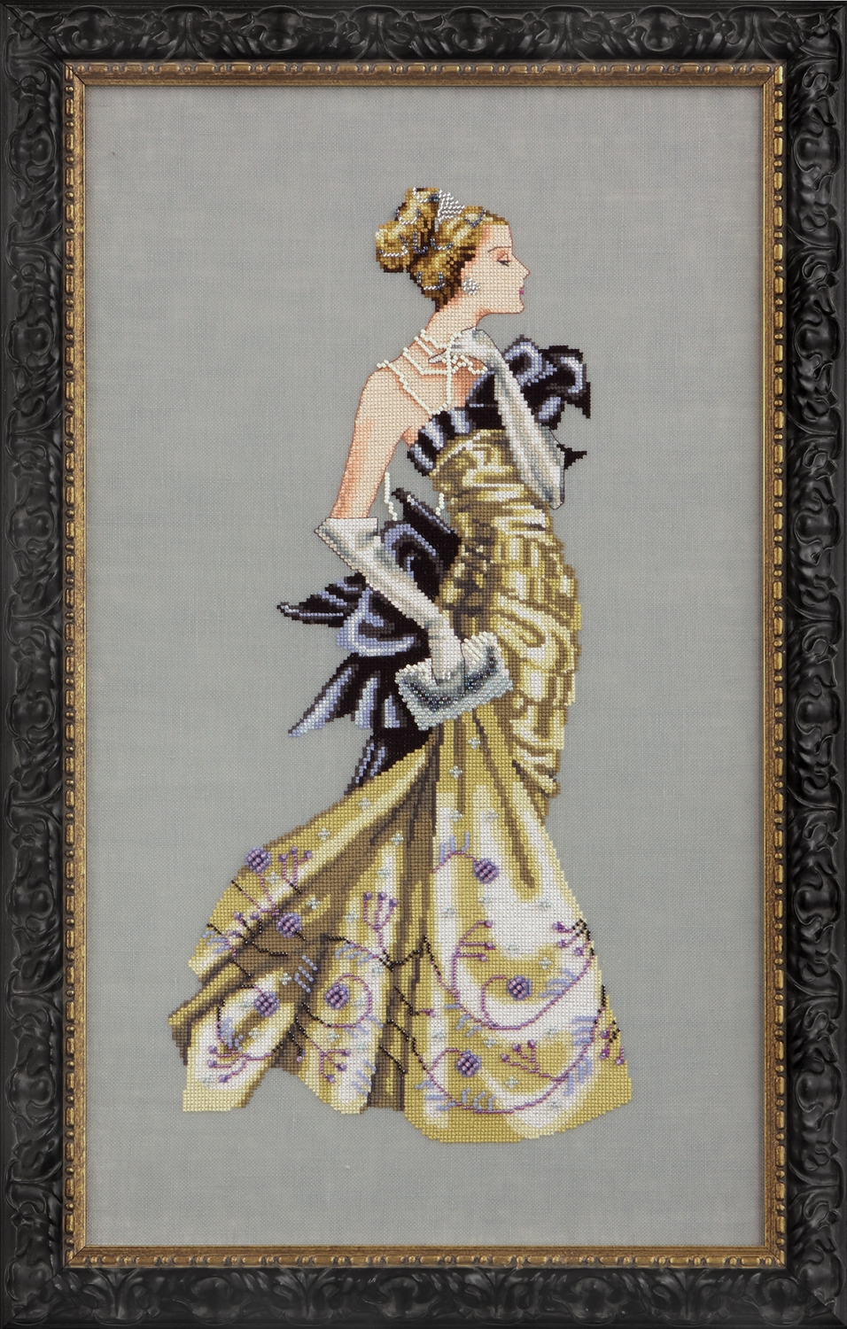 Lady Alexandra by Mirabilia Designs 2011 designer Nora Corbett Counted cross stitch pattern, Embellishment Pack