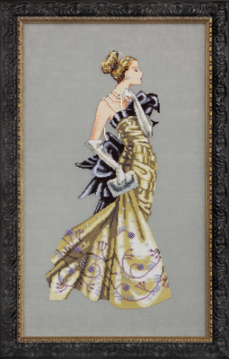 Lady Alexandra by Mirabilia Designs 2011 designer Nora Corbett Counted cross stitch pattern, Embellishment Pack