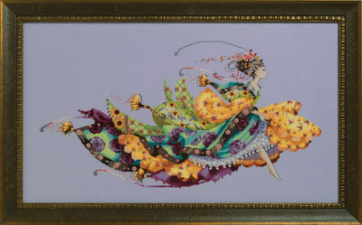 Princess Elliana by Mirabilia Designs 2020 (designer Nora Corbett) Counted cross stitch pattern, Embellishment pack