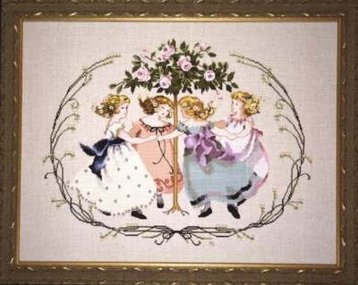 Ring Around The Rose Tree by Mirabilia Designs 2004 designer Nora Corbett Cross stitch pattern