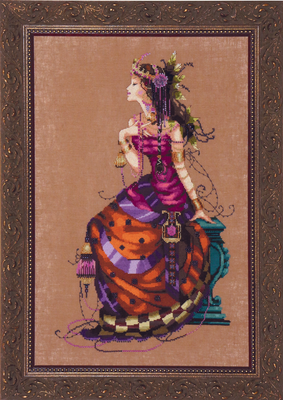 Gypsy Queen by Mirabilia Designs 2015 designer Nora Corbett Counted cross stitch pattern, Embellishment Pack