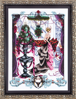 Christmas in London by Mirabilia 2014 designer Nora Corbett Cross stitch pattern and embellishment pack