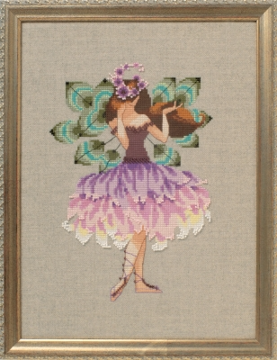 White Clover by Nora Corbett 2017 Poison Pixies Series Cross stitch pattern, Embellishment Pack
