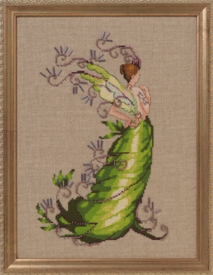 Poison Ivy by Nora Corbett Designs 2018 Poison Pixies Series Cross stitch pattern, Embellishment Pack