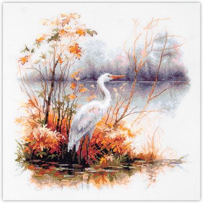 White Heron by Magic Needle 2025 Counted cross stitch kit