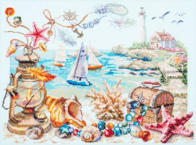 Seaside Breeze by Magic Needle 2021 Counted cross stitch kit