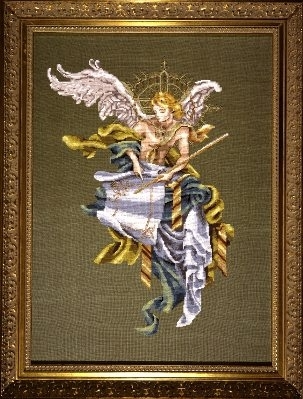 Archangel by Mirabilia Designs 2004 designer Nora Corbett Counted cross stitch pattern
