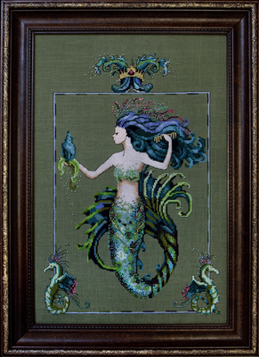 Bluebeards Princess (Mirabella) by Mirabilia Designs 2008 designer Nora Corbett counted cross stitch pattern, Embellishment Pack