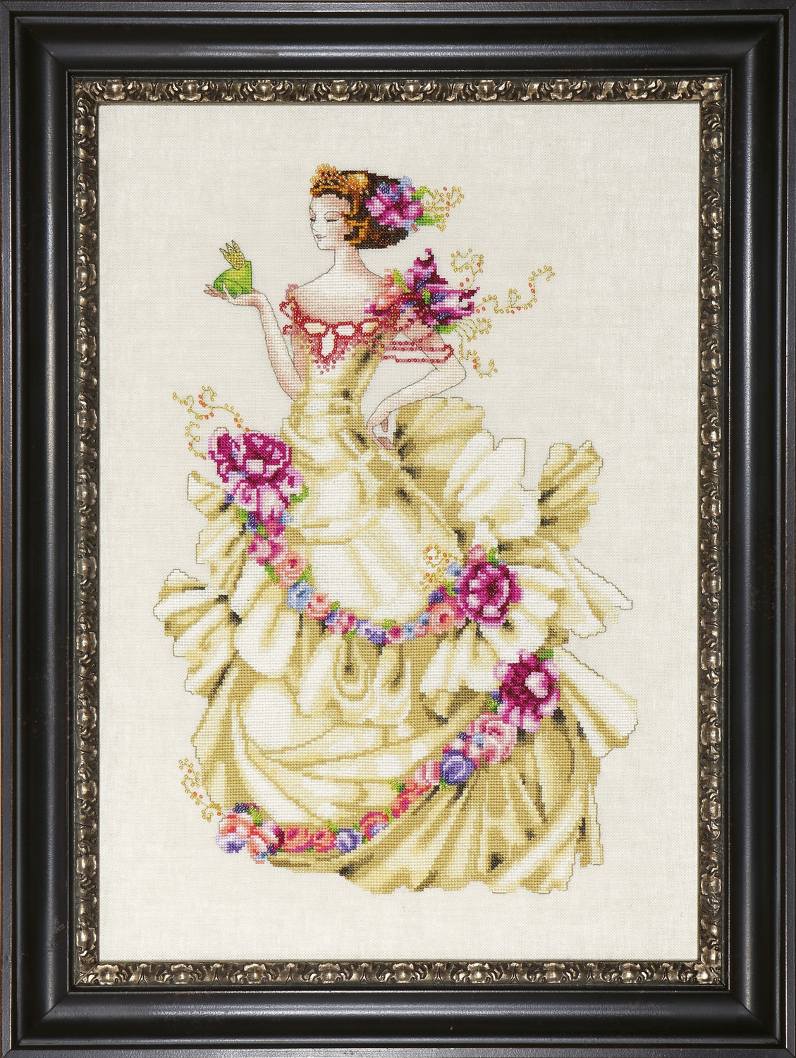 Ella, The Frog Princess by Mirabilia Designs (designer Nora Corbett) cross stitch pattern 2013, embellishment pack