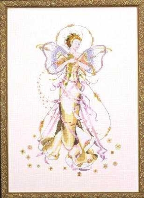 June&#39;s Pearl Fairy by Mirabilia Designs 2000 Year of the Fairies Collection designer Nora Corbett Counted cross stitch pattern