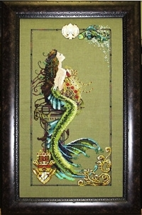 Mermaid Of Atlantis by Mirabilia designer Nora Corbett. New Mermaids by Mirabilia Designs Cross stitch pattern 2007