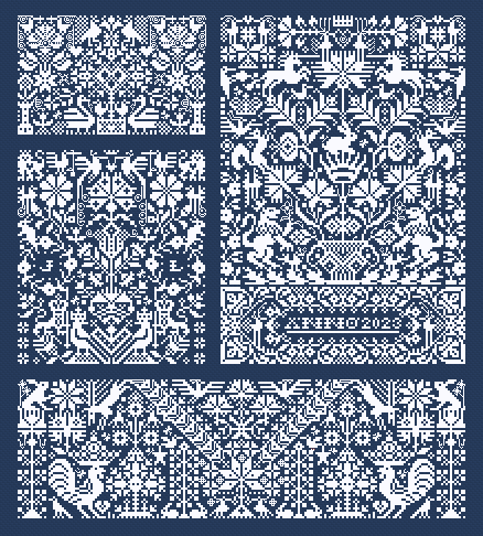 When the Stars Reply by Long Dog Samplers Generic Collection Counted cross stitch pattern