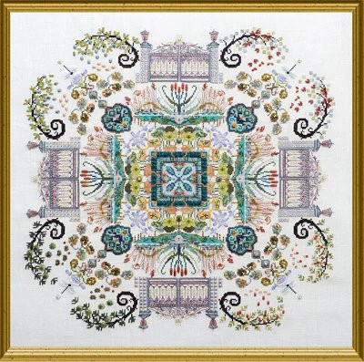 Autumn Watergarden Mandala by Chatelaine Designs 2013 Counted Cross Stitch pattern