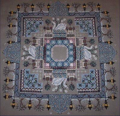 Evening in the Park Garden Mandala by Chatelaine Designs 2007 Counted Cross Stitch pattern