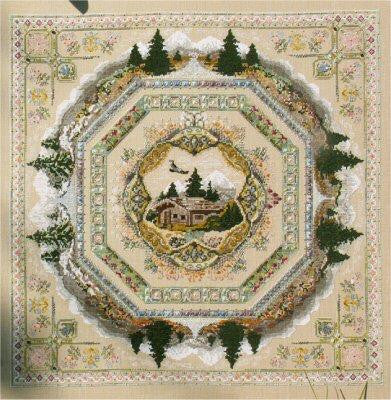 Alpine Seasons Garden Mandala by Chatelaine Designs 2017 Counted Cross Stitch pattern