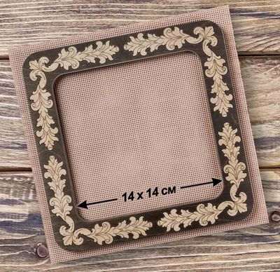 Magnetic embroidery hoops 14cm x 14cm or 5.5&quot;x5.5&quot; by Wonderland Crafts Wooden Hoop Frame on magnets  Perfect for Mill Hill embroidery!!!