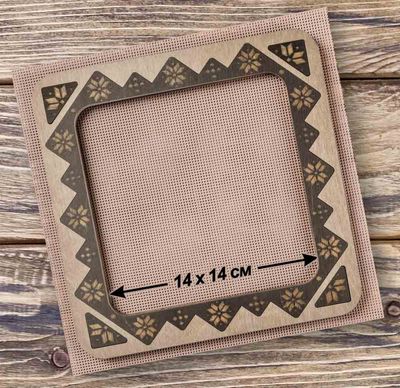 Magnetic embroidery hoops 14cm x 14cm or 5.5&quot;x5.5&quot; by Wonderland Crafts Wooden Hoop Frame on magnets  Perfect for Mill Hill embroidery!!!